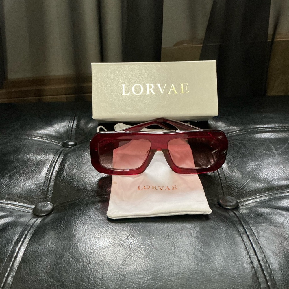 Lorvae Unbothered Red Sunglasses